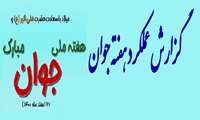 گزارش عملکرد هفته ملی جوان توسط واحد نوجوانان، جوانان و مدارس